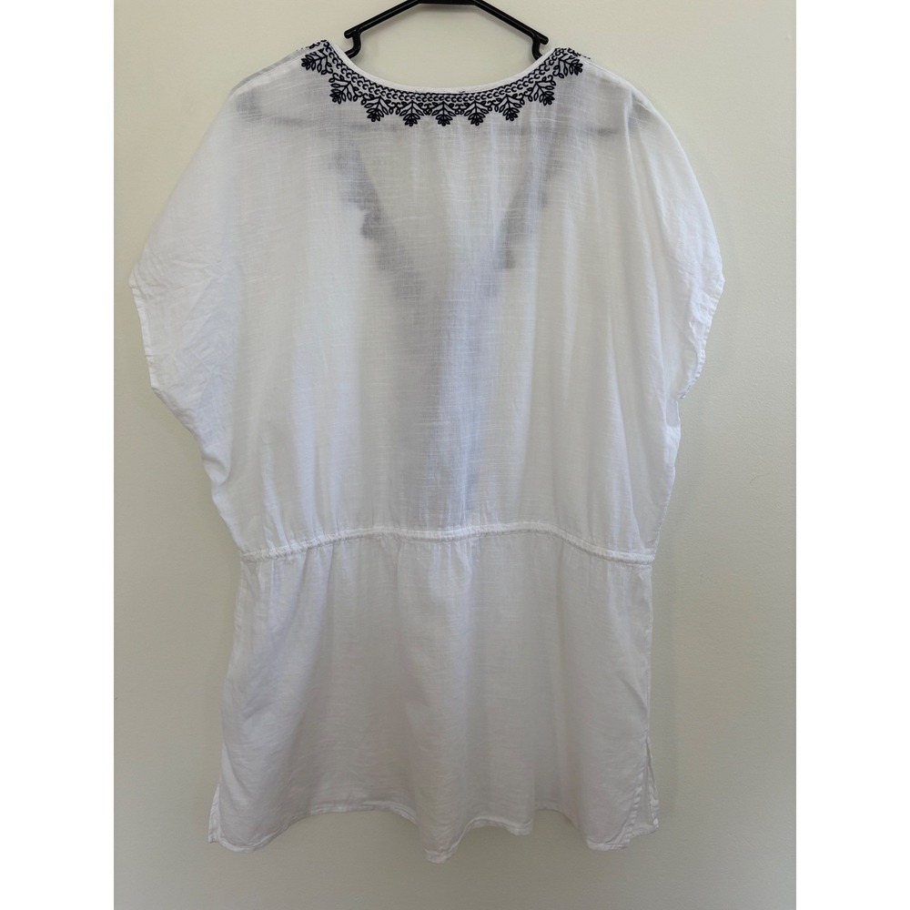 Gap Womens Embroidered Cotton Swim Cover Up Dress 100% Cotton Vacation Beach | M - Picture 9 of 9